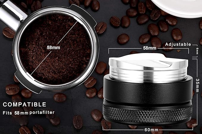 Apexstone 58mm Coffee Distributor, Espresso Distribution Tool, Espresso Distributor Tool, Coffee Leveler 58mm