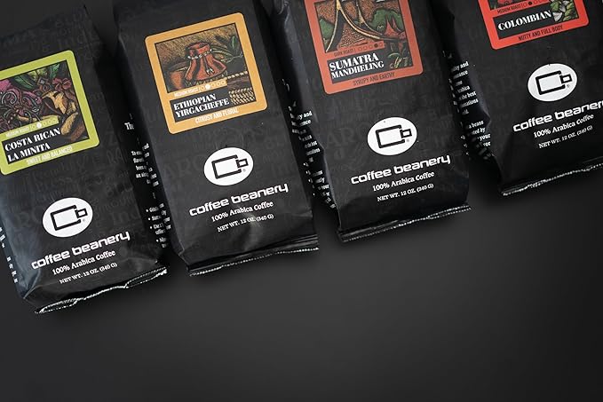 Ethiopian Yirgacheffe Specialty Coffee | 1 Bag of 12oz. Coffee (Automatic Drip Ground) | Light Roast
