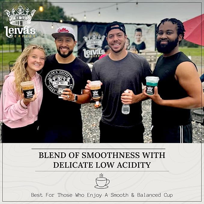 Leiva’s Medium Roast Whole Bean Coffee (8 Oz) - Roasted to Order, Single Origin Guatemalan Beans - Abuela Reina Whole Beans w/ Vanilla, Blueberries & Chocolate Notes - Nutty, Earthy Low Acidity Roast (2 Pack