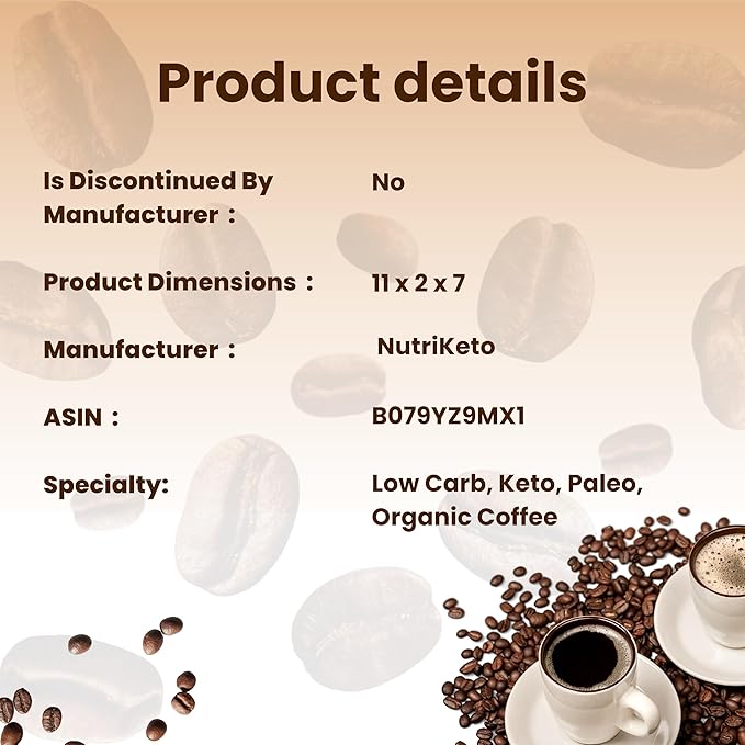 Keto Cappuccino - Salted Caramel - Keto Instant Coffee Mix with MCT Oil - Low Carb/High Fat, Organic Coffee Supports Ketosis - Energy Coffee - No Sugar - Made in USA – 28 Servings
