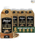 Elmhurst 1925 Brown Sugar Oat Milk Latte – Plant-Based, Vegan, Dairy-Free Latte Made of Whole Grain Oats, Cold Brew Premium Arabica with 95mg Caffeine & Real Brown Sugar – 25.4oz (Pack of 6)