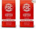Fire Department Coffee - Gives Back to Firefighters - Balanced & Smooth Original Medium Roast Ground Coffee - Roasted in the USA - Veteran Owned -12 oz (Pack of 2)