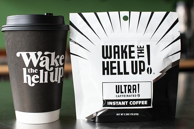 Wake the Hell Up Ultra-Caffeinated Instant Coffee, 2.5 oz