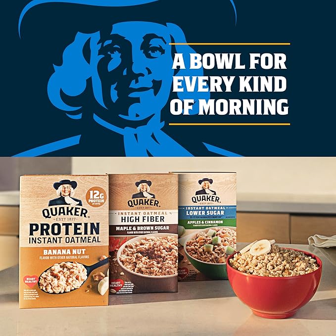 Quaker Organic Quick Cook Oatmeal, Breakfast Cereal, Non-GMO Project Verified, 24 Oz(Pack of 4)