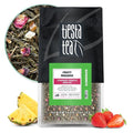 Tiesta Tea - Fruity Paradise, Loose Leaf, Strawberry Pineapple Green Tea, Premium Medium Caffeinated Green Blend, Make Hot or Iced & Brews Up to 200 Cups, 16oz Resealable Bulk Pouch