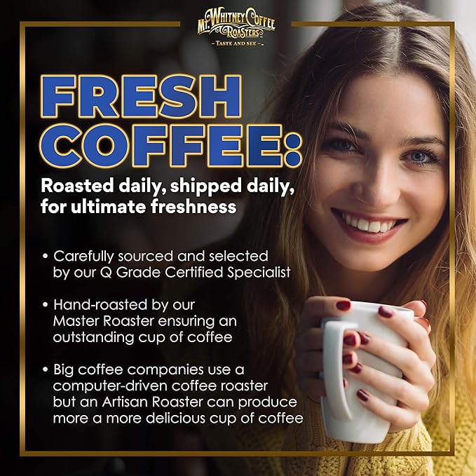Mt. Whitney Organic Mammoth Espresso, Low Acid Coffee (Whole Bean, 5 Lb)