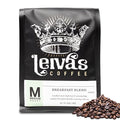 Leiva’s Breakfast Blend Medium Roast Coffee (8oz), Roasted to Order, Small Batch Guatemalan Beans – Organic Single Origin Coffee Beans - Low Acidity Medium Roast for Drip & French Press Brews