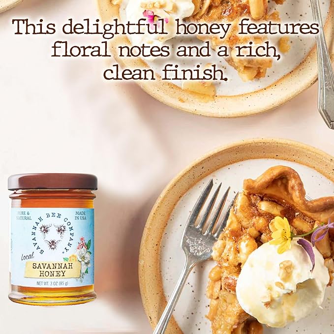 Savannah Bee Company Honey - Pure, Natural, Raw Honey