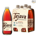Tejava Original Unsweetened Black Iced Tea, 4 Pack, 12oz Glass Bottles, Non-GMO, Kosher, No Sugar or Sweeteners, No calories, No Preservatives, Brewed in Small Batches