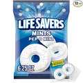 LIFE SAVERS Pep O Mint, Individually Wrapped Mints for Snacking, Sharing, Office Parties, and Pantry Stocking, 6.25 oz (12 Hard Candy Bags)