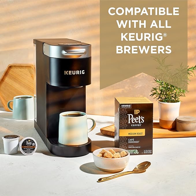 Peet's Coffee Dark Roast K-Cup Pods | Decaffeinated | House Blend | 88 Count | 4 Boxes