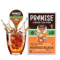 Promise Tea by Java House - Cold-Brewed Tea Concentrate Pods - Ethically Sourced - Mango Black Lightly Sweet Tea - Pack of 12