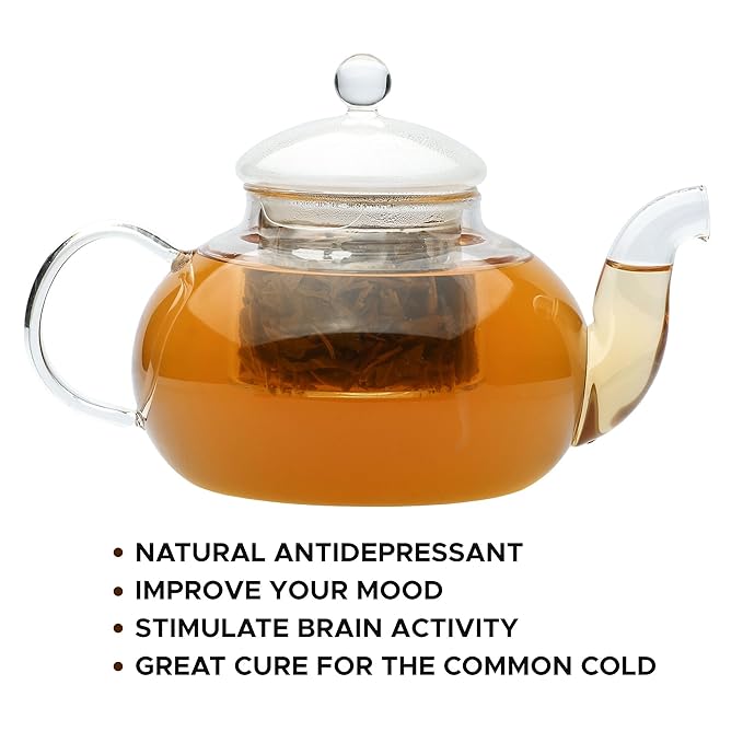 Tealyra - Imperial Jasmine Dragon Pearls - Loose Leaf Green Tea - Jasmine Green Tea with Pleasant Aroma and Tonic Effect - 113g (4-ounce)