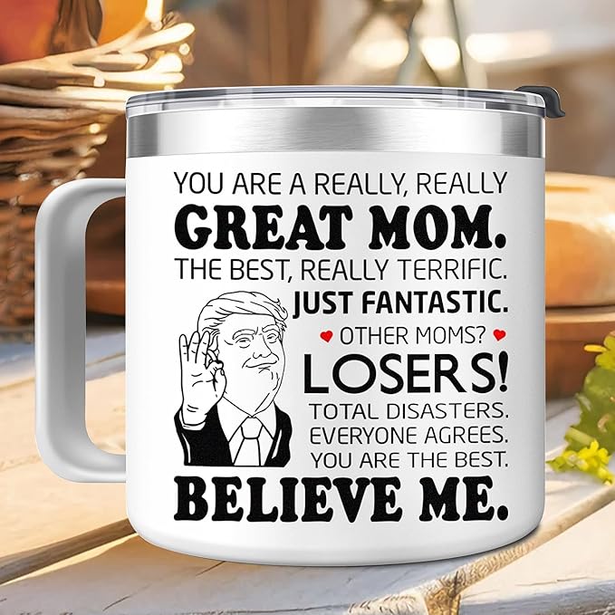 Gifts for Mom from Daughter, Son - Christmas Gifts for Mom, Wife, Women - Moms Birthday Gift Ideas, Cool Birthday gifts for Moms, Mothers - Best mom Mug, moms Coffee Mug 14oz
