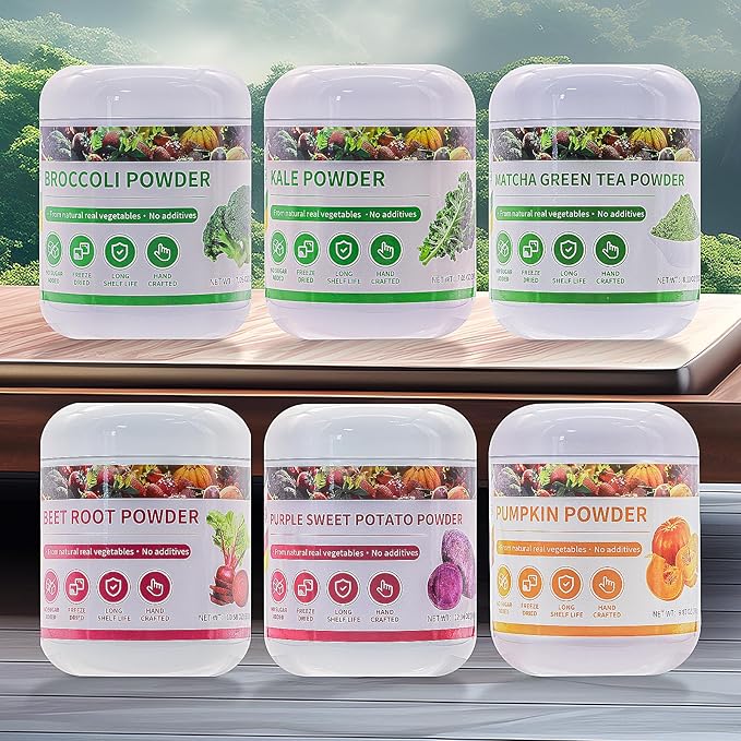 GaoGaoFen Kale Powder,7.05oz/200g, Natural Fresh Vegetable Powder,Green Superfood for Kale Drink,Cooking Salad Seasoning,Tea,Gluten Free