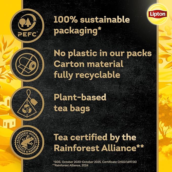 Lipton Peach Mango Black Tea, Lemon Green Tea, Lemon Black Tea 20CT (1ea) (Variety Pack)