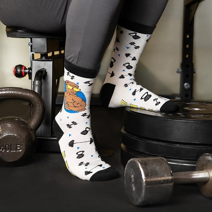 Lavley Funny Socks for Sports Fans and Players - Cool Novelty Gifts for Men, Women, & Teens