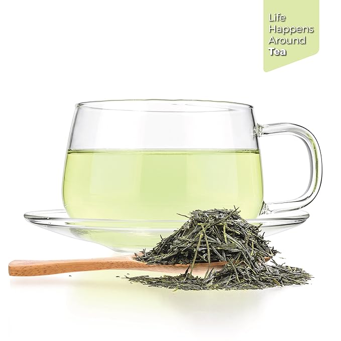 Tealyra - Handmade Premium 1st Flush - Gyokuro Green Tea - Grown in Yame Japan - Loose Leaf Tea - Caffeine Medium - 200g (7-ounce)