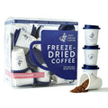 COZY INDIGO COFFEE - ATMOSPHERE Italian Dark Roast Instant Freeze Dried Specialty Coffee, 24 Capsules, 100% Arabica, Enjoy Cold or Hot, Perfect for Travel and On The Go