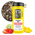 Tiesta Tea - Strawberry Kiwi Herbal Tea, Loose Leaf, Strawberry Hibiscus Kiwi Fruit Tea, Premium Caffeine-Free Herbal Blend, Make Hot or Iced & Up to 50 Cups, 5 oz Refillable Tin