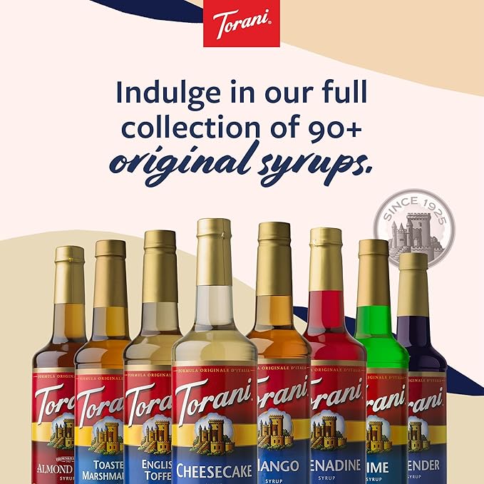 Torani Syrup, Caramel, 25.4 Ounces (Pack of 4)