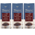 Teeccino Dark Chocolate Prebiotic SuperBoost™ Coffee Alternative - Support Probiotics with Caffeine-Free Herbal Coffee Featuring 3 Vegan Prebiotics for Gut Health, 10 Ounce, Pack of 3