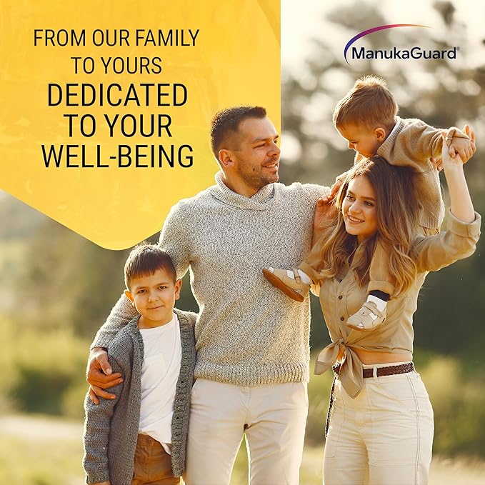 ManukaGuard Premium Gold Manuka Honey 12+ (MGO 400) – Genuine New Zealand Medical-Grade Manuka Honey for Digestive Support & Wellness