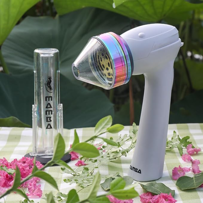 Mamba Grinders Electric Spice & Herb Grinder for the Kitchen. Easy to Use USB Rechargeable Grinder, 2g White