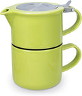 FORLIFE Tea for One with Infuser 14 ounces, Lime