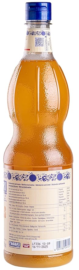 Fabbri Premium Flavoring Syrup, Pineapple, New Enhanced Flavor, All Natural, Made in Italy, 33.8 Ounce (1 Liter)