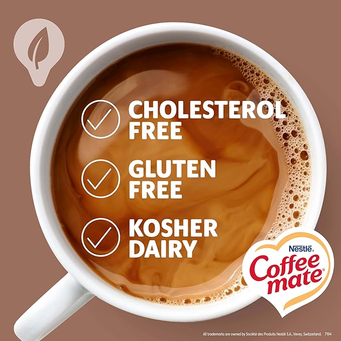 Nestle Coffee mate Coffee Creamer, Oat Milk, Vanilla Natural Flavor, Liquid Creamer Singles, Plant-Based, Non Dairy, No Refrigeration, 0.375 fl oz Tubs (Pack of 200)