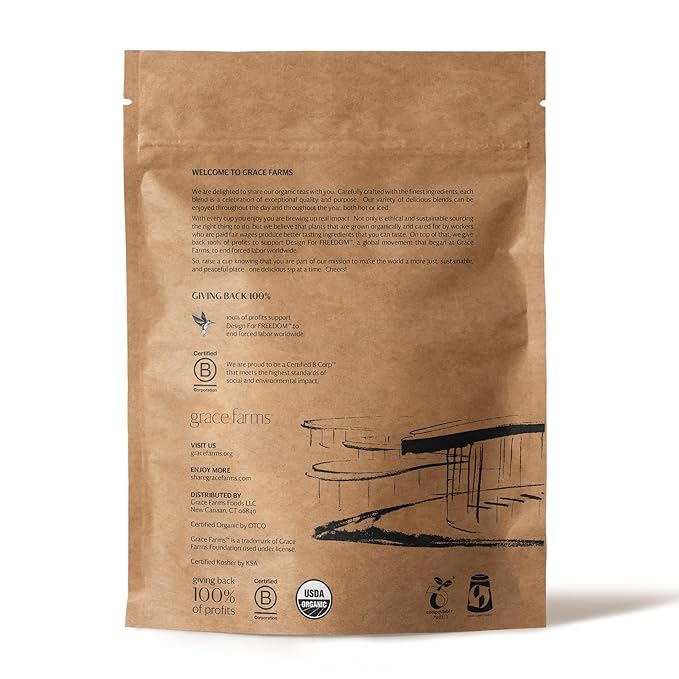 CHAMOMILE CITRUS Herbal Teas (50 Sachet Pouch) | Naturally Sweet, Calming and Caffeine Free |Organic, Fair Trade and Kosher Certified | Gives Back 100% of Profits