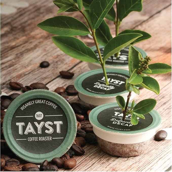 Tayst Coffee Pods, Medium & Heroic Medium Roast, K Cups Compatible with Keurig Coffee Maker, Sustainable Single Serve, Pack of 30