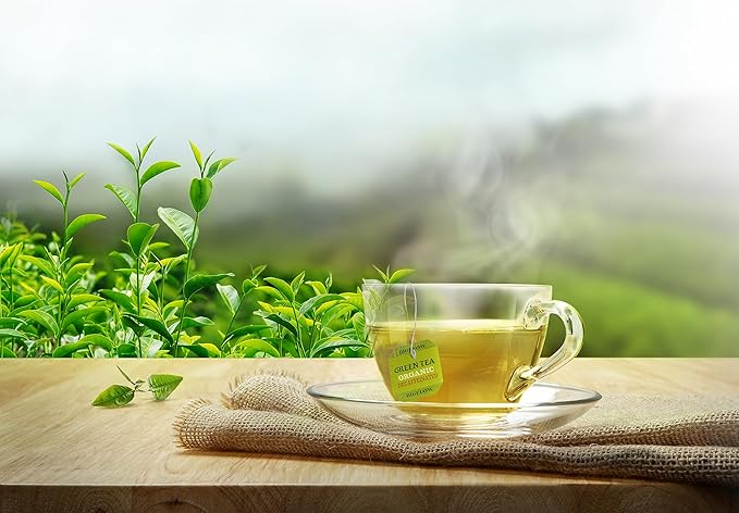 Bigelow Organic Decaffeinated Green Tea, 40 Count (Pack of 6), 240 Total Tea Bags
