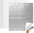 EcoDispose Pre-Cut Insulated Foil Sandwich Wrap Sheets Grease-Resistant for Hot Food (14" x 16",100 PCS)