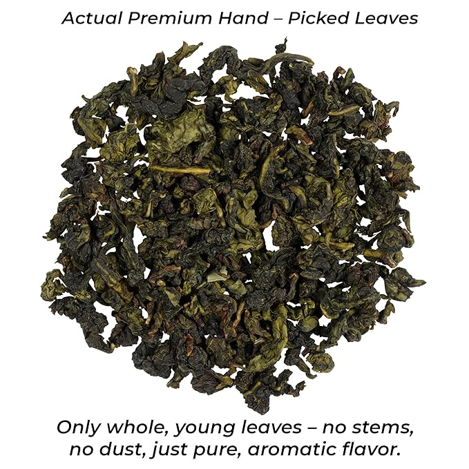 Imperium Mango Oolong Tea Loose Leaf (4oz), Hand-Picked Premium Oolong, Brews 100 Cups, Natural Beverage for Well-Being, Harmonious Floral Undertones, Tropical Sweetness and Smooth Fruity Taste