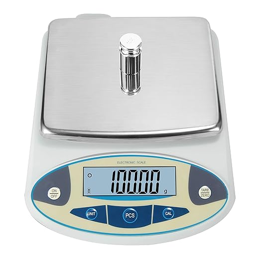 Bonvoisin Lab Scale 500gx0.01g High Precision Electronic Analytical Balance 0.01g Accuracy Laboratory Lab Precision Scale Digital Kitchen Balance Scale Jewelry Scale Scientific Scale (500g, 0.01g)