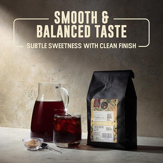 Inspired Coffee Co French Vanilla - 2lb Flavored Cold Brew Coffee Grounds