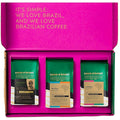 Explore Brazil Coffee Sampler | Gourmet Coffee Gift Basket | Freshly Ground Coffee | 3 Piece Variety Set