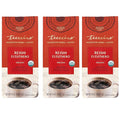 Teeccino Reishi Eleuthero Coffee Alternative - French Roast - Organic Adaptogenic Herbal Mushroom Coffee, Dark Roast, Caffeine Free, Prebiotic, Acid Free, All-Purpose Grind - 10 Oz, Pack of 3
