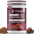 Mushroom Hot Chocolate Powder with Reishi 10:1 Extract, Hot Cocoa Powder Caffeine-Free Mushroom Coffee Alternative - Adaptogenic Superfood Drink for Focus, Relaxation, and Mood Support - 30 Servings