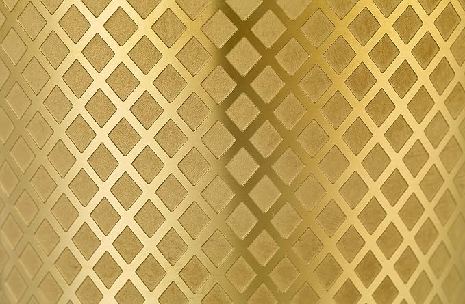 Barfly Diamond Lattice Shaker Set, Gold Plated
