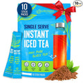 Unbrewed Planet Instant Iced Tea – 100% Pure Black Tea – 10 Single Serve Stick Packs – Unsweetened – Vegan – Gluten Free – On-the-Go for Travel, Work, Outdoors