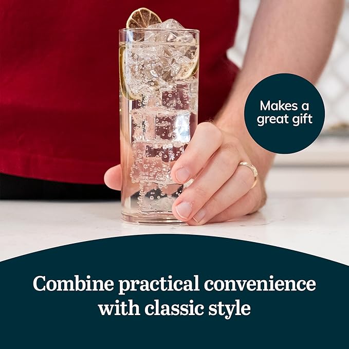 Libbey Classic Highball Drinking Glass, 11 ounce, Set of 6
