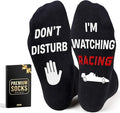 VICRAZY Racing Car, Sport Car Socks for Men, Women - Formula 1 Gifts, Racing Socks, Stocking Stuffers for Men, Women