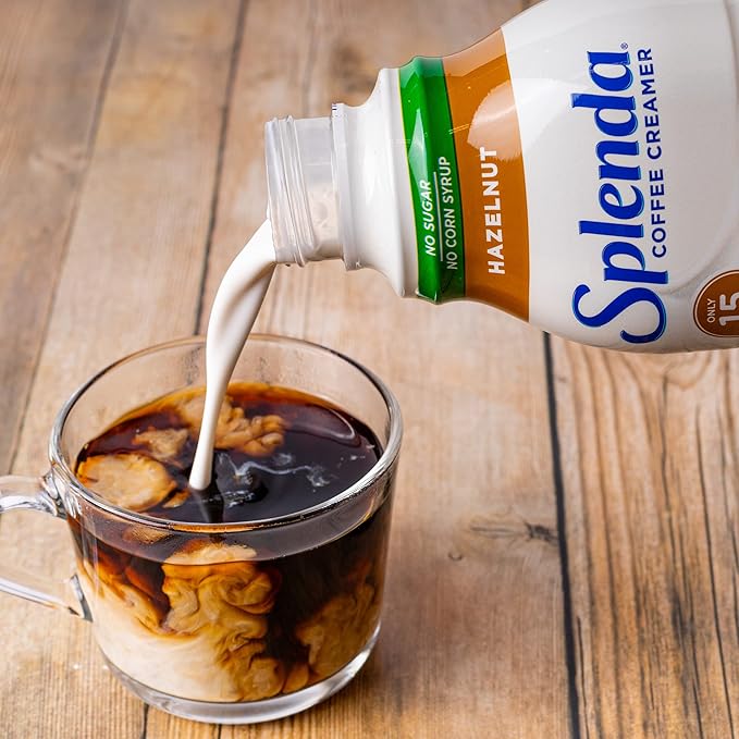 SPLENDA Sugar Free Hazelnut Coffee Creamer, 32 Fl Oz. (Pack of 2)