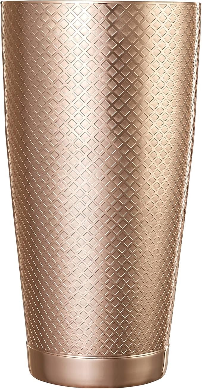 Barfly 28 oz. Diamond Lattice Shaker, Copper Plated