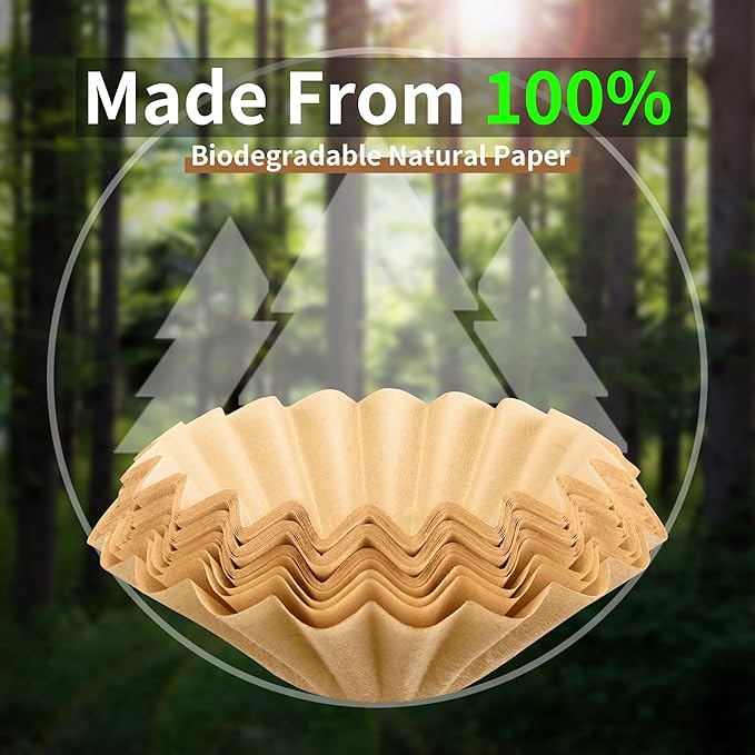 Percolator Coffee Filters Compatible with Farberware Coffee Percolator, 150 Pcs Disposable Perforated Filters for Farberware FCP240 Yosemite Coletti Bozeman 6/9 Cup Elite Gourmet 6 Cup