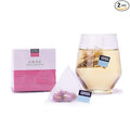 ChaWuWarmSun Rose & Jasmine Tea Bags,16 Tea bags,8 Count/Box(Pack of 2),Natural Rose Tea Bud with Jasmine Green Tea loose leaf