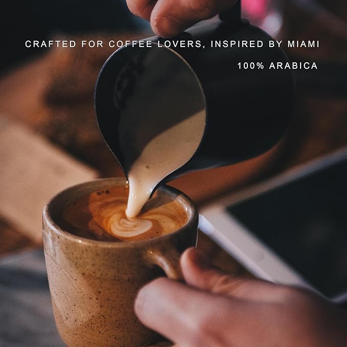 Miami Coffee Garden Sunshine Roast, Brazilian Premium Coffee, Rich and Balanced, 100% Arabica Beans, Low Acid, Single Origin Finest Coffee, Whole Beans, 2 Lb Bag